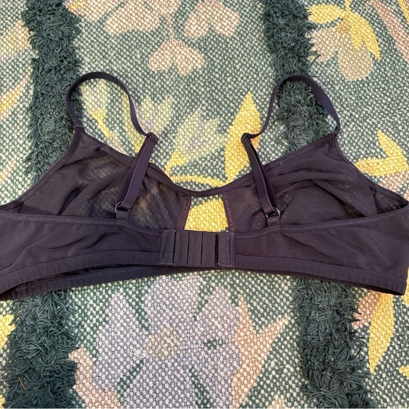 Negative Sieve cutout bra Navy Sheer sz 5 (lg) - Picture 4 of 4